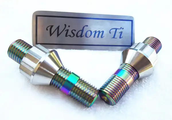 titanium wheel stud nut